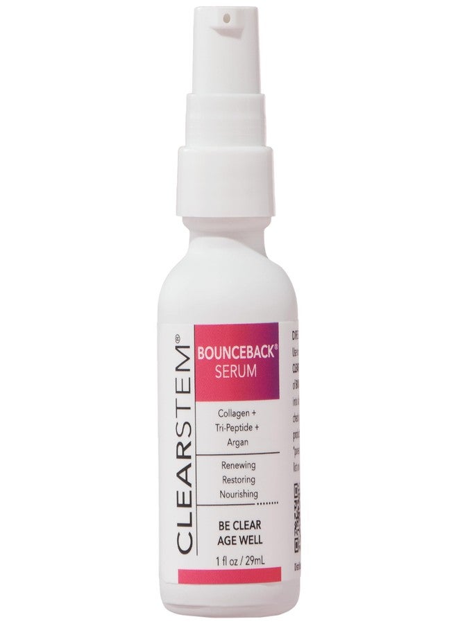 CLEARSTEM BOUNCEBACK Radiant Facial Serum - Peptide Serum for Hydration & Smooth-Looking Skin with Tri-Peptides and Mango Fruit Extracts - Lightweight Formula for Softer and Balanced-Looking Skin - Image 1